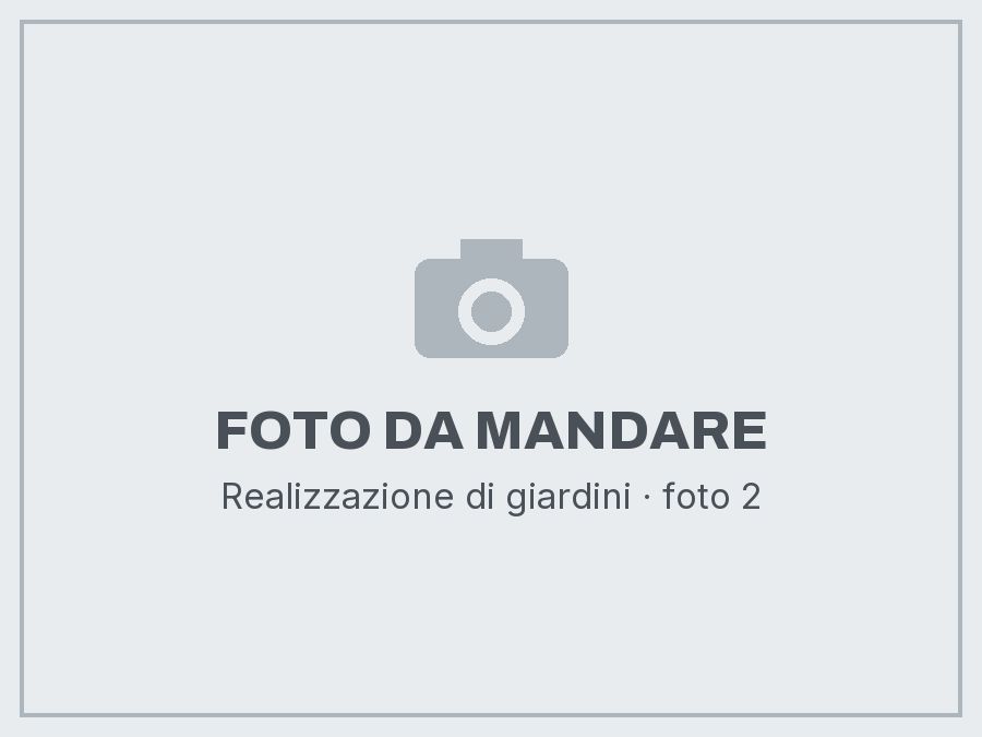 Realizzazione di giardini: foto da mandare