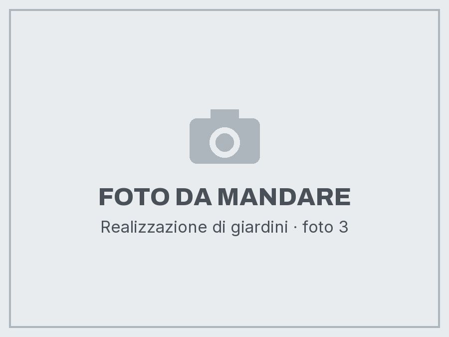 Realizzazione di giardini: foto da mandare